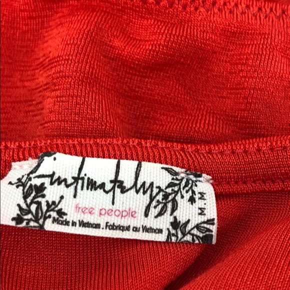 NWT Cowls In The Club Bodysuit Love Glare Red M - Picture 5 of 5